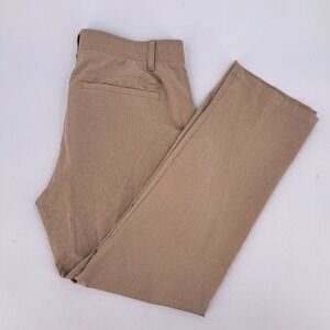 Under Armour Showdown Golf Pants Mens 36x30 Polyester Khaki Tan Tapered 1347389